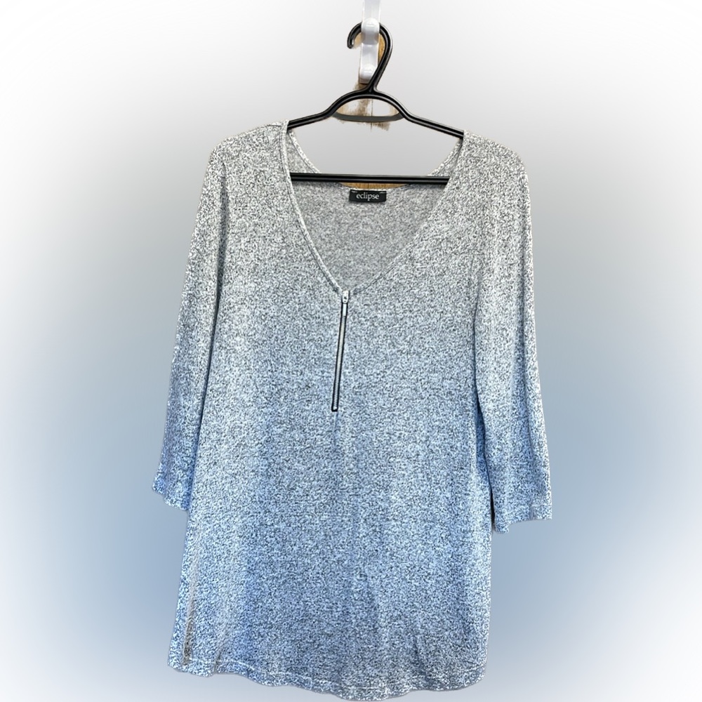 Grey Shirt with Zipper